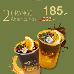 Iced Black Orange 2 แก้ว