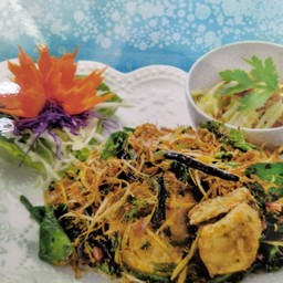 ปลากะพงสมุนไพร