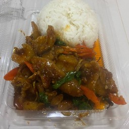 ข้าวพริกแกงหมูป่า