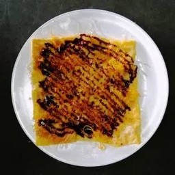 โรตีไข่ ฝอยทองช็อกโก