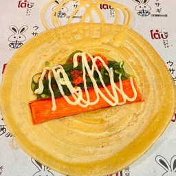 ยำสาหร่าย+ไข่กุ้ง+ปูอัด