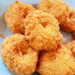 ทอดมันกุ้ง(โดนัทกุ้ง)&ยำไก่แซ่บ