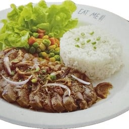 ข้าวน้ำตกหมูบด