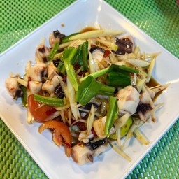 ตำปลาหมึก