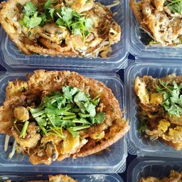 หอยทอดแมลงภู่ตัวโตๆ(พิเศษ)