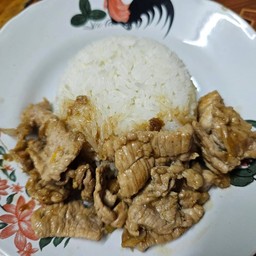 ข้าวหมูน้ำมันหอย