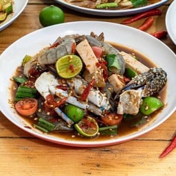 เกาเหลาปูม้ากุ้งสดหมูยอ