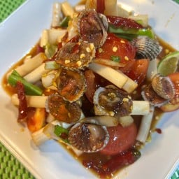 ตำไหลบัวหอยแครง