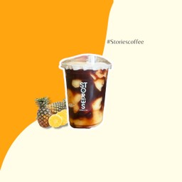 (FR) Pineapple Espresso Frappe (กาแฟสับปะรดปั่น)