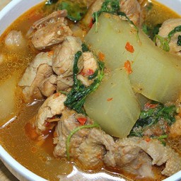 แกงไก่ใส่ฟัก
