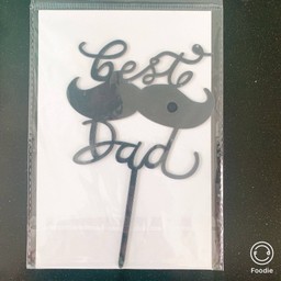 ป้ายปักเค้กใหญ่ Best Dad