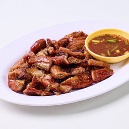 No90 ไส้อ่อนหมูย่าง (Grilled Small Pork Chitterlings)