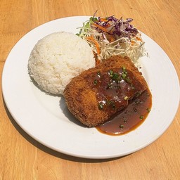 ข้าวปลาทอดซอสหม่าล่า