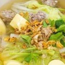แกงจืดเต้าหู้-หมูสับ