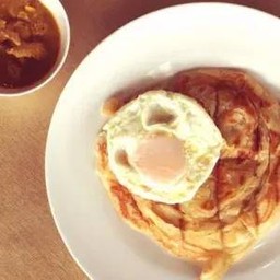 โรตีน้ำแกงเนื้อ 1-1 (Roti with Beef Curry)