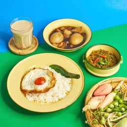 ราดข้าว 2 อย่าง