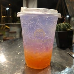 Purple Yuzu Peach Soda