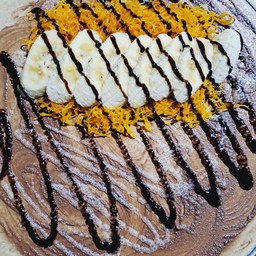 เนยถั่ว+กล้วยหอม+ฝอยทอง