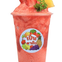 สตรอเบอร์รี่สับปะรดสมูทตี้