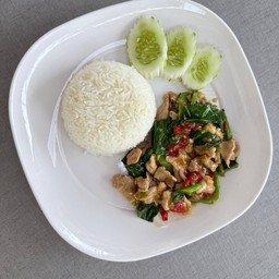 ข้าวผัดคะน้า