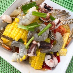 ตำข้าวโพดทะเล