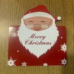 การ์ด X Mas (คละแบบ) เขียนคำอวยพรระบุไว้ที่หมายเหตุ