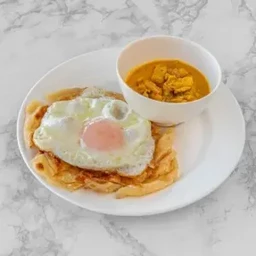 โรตีน้ำแกงไก่ 1-1 (Roti with Curry Soup)