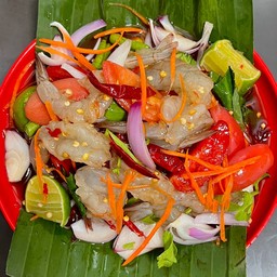 ยำกุ้งสด