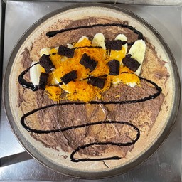 เครปร้อน นูเทลล่า+กล้วย+ฝอยทอง+บราวนี่