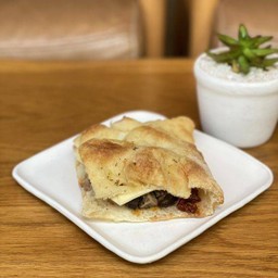 Focaccia Swiss mushroom