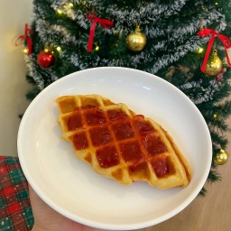 Croffle แยมสตรอเบอร์รี่