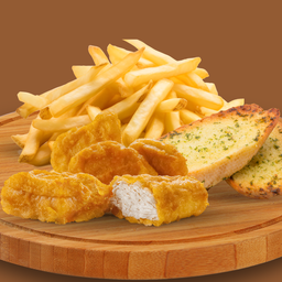 Snack Box Combo (เฟรนฟราย+นักเกต+ขนมปังกระเทียม)