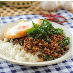 กระเพราเนื้อ