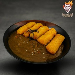 ข้าวแกงกะหรี่ญี่ปุ่นปลาพอลล็อค 5 ชิ้น (อลาสก้า)