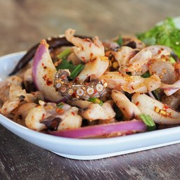 ลาบหมึกสามกรุบ