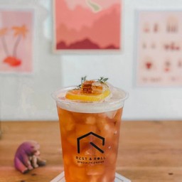 Fizzy Honey Lemon Tea