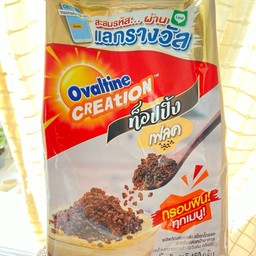 โอวัลติน ทอปปิ้ง เฟลค +ฝอยทอง ราดชอค