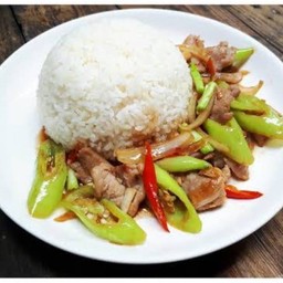 ผัดพริกสดหมู