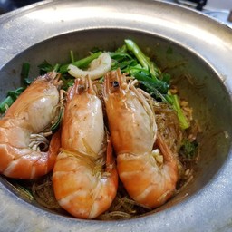 กุ้งอบวุ้นเส้น
