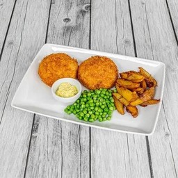 โฮมเมดปลาแซลม่อนทอดกรอบ และ ทอดมันปลาค็อด