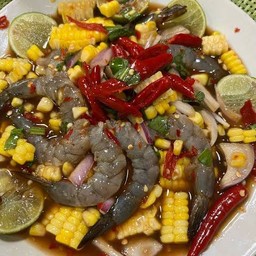 ยำกุ้งสด
