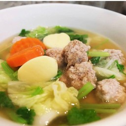 แกงจืดเต้าหู้หมูสับ