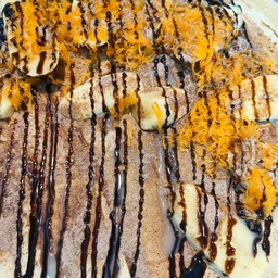 นูเทลล่า+กล้วย+ฝอยทอง