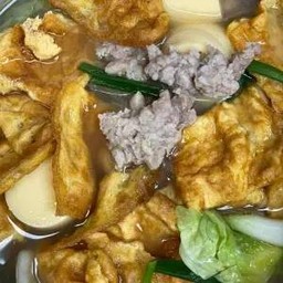 แกงจืดเต้าหู้ไข่+ไข่น้ำ หมูสับ tofu+2eggs+minced pork