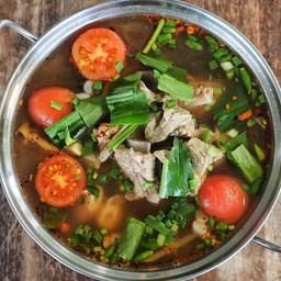 ต้มแซ่บกระดูกอ่อนหมู