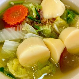 แกงจืดเต้าหู้หมูสับวุ้นเส้น