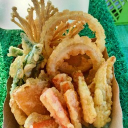 ผักทอดรวม