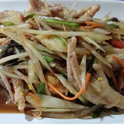 ตำตีนไก่ปลาร้า