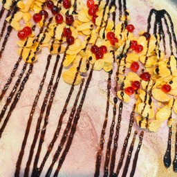 แยมบลูเบอร์รี่+คอนเฟลก+เยลลี่แดง