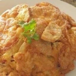 ข้าวไข่เจียว&ผลไม้สด